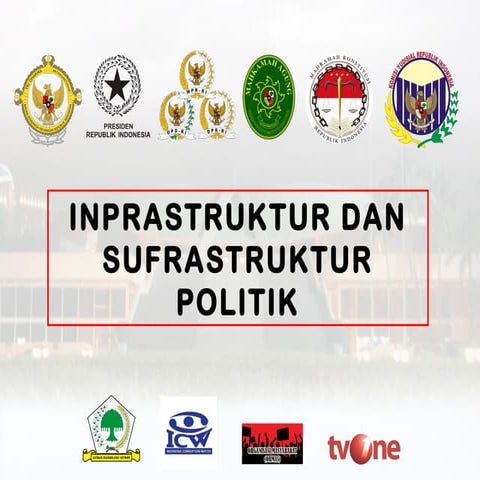 SUPRASTRUKTUR DAN INFRASTRUKTUR POLITIK