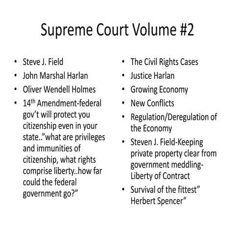Supreme court volume#2