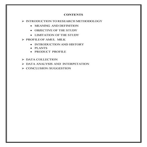 research on marketing strategies and consumer satisfaction of Amul milk