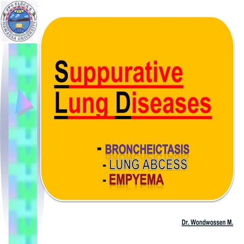Suppurative lung diseases & lung cancer