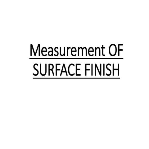 Surface tread measurement of screw thread
