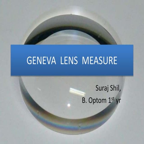  geneva  lens  measure/ lens clock