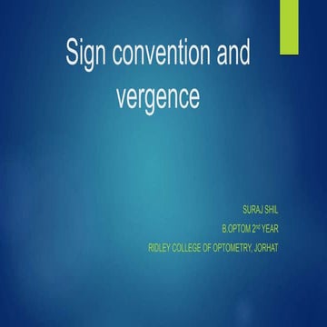 Sign convention