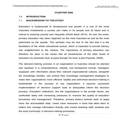 Suraju Danjuma Project