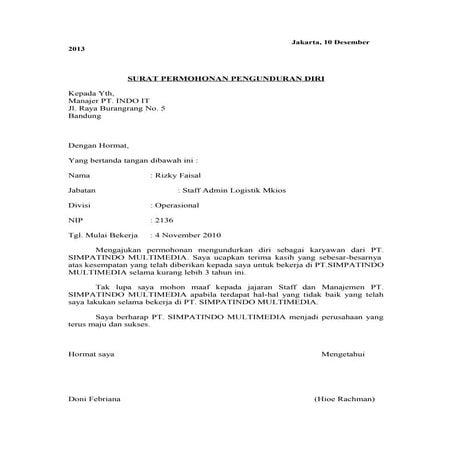 Surat permohonan-pengunduran-diri