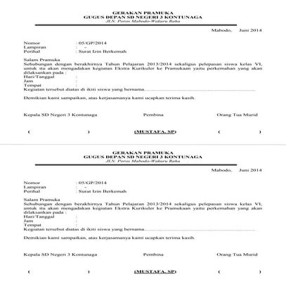 contoh surat lantikan ajk