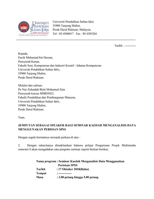 Tentatif program | PDF