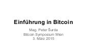 Peter Surda   Bitcoin Symposium 3. ...