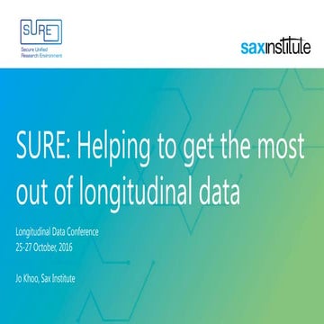SURE: Helping get the most out of longitudinal data