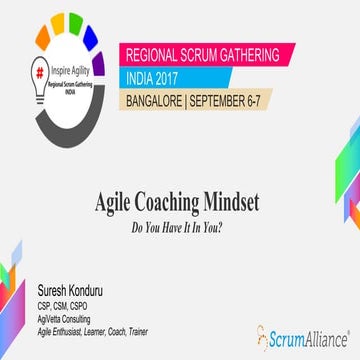 Coaching Mindset - Do You Have it in You? By Suresh Konduru