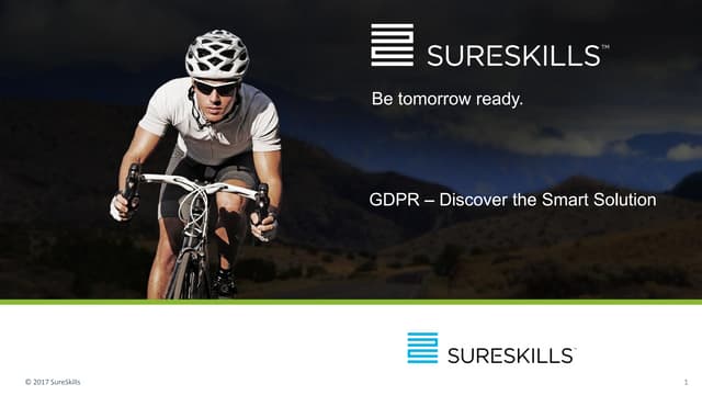 SureSkills GDPR - Discover the Smart Solution 