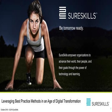 Leveraging Best Practice Methods in an Age of Digital Transformation - Slides