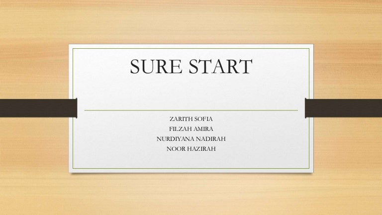 Sure Start
