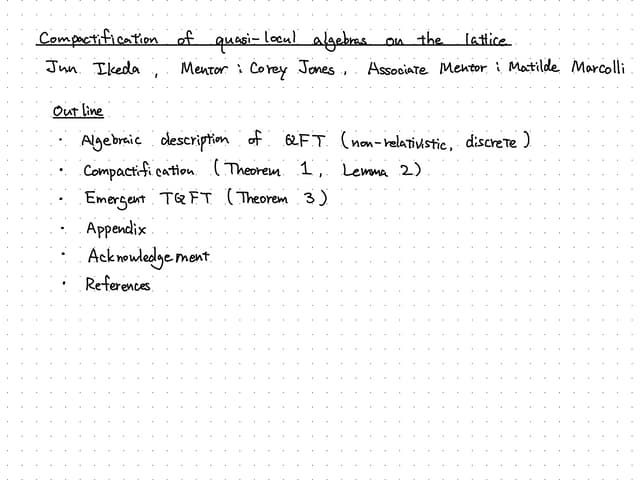 compactification of quasi local algebra over lattice.pdf