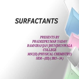 Surface active agents