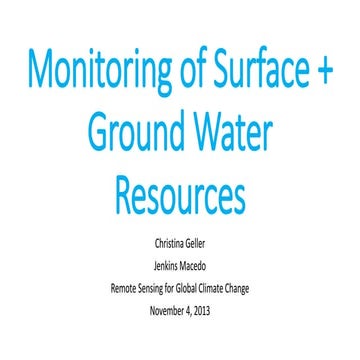 Surface and soil moisture monitoring, estimations, variations, and retrievals