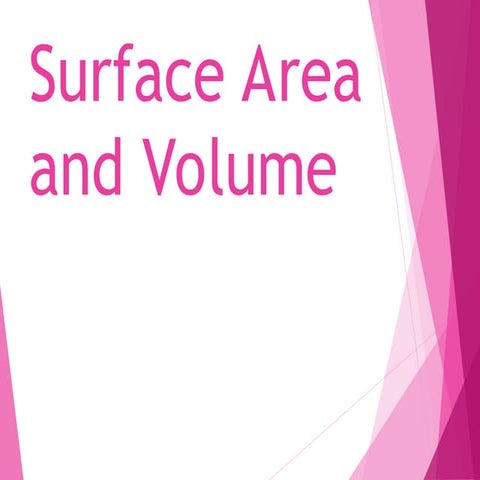 Surface Area and Volume PowerPoint.ppt helping