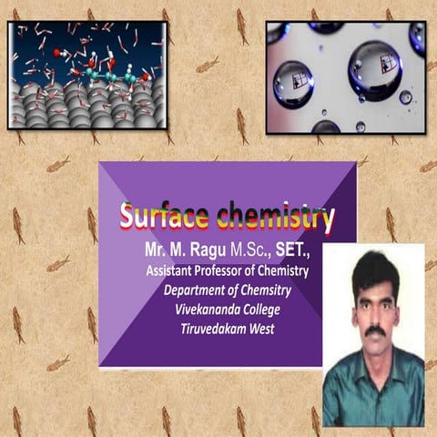 Surface chemistry
