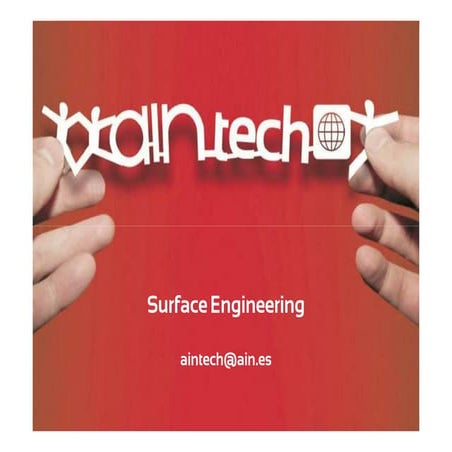 Surface engineering 2013-english
