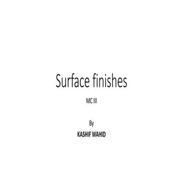 surface finishes MATERIAL.pptx