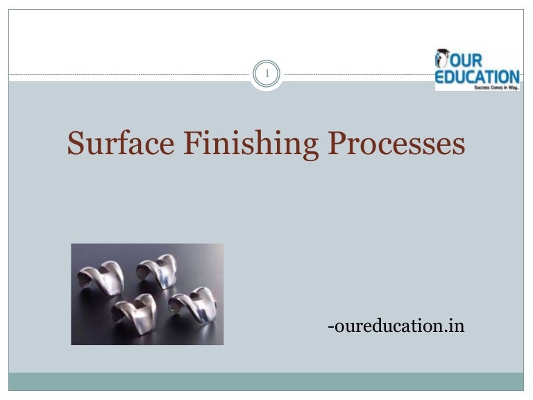 Surface finishing process