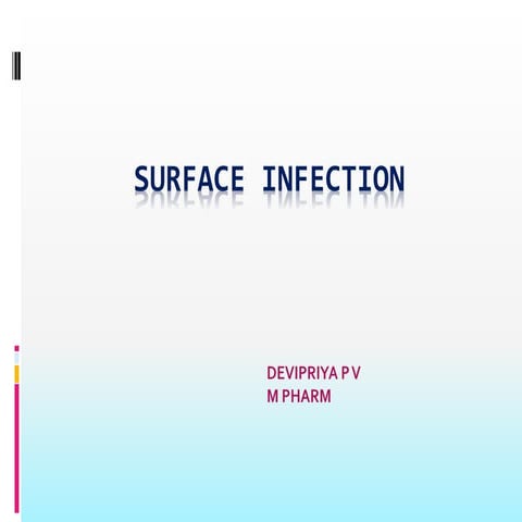 Surface infection