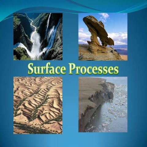 Surface processes