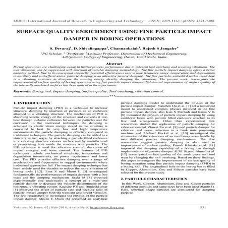 Surface quality enrichment using fine particle impact