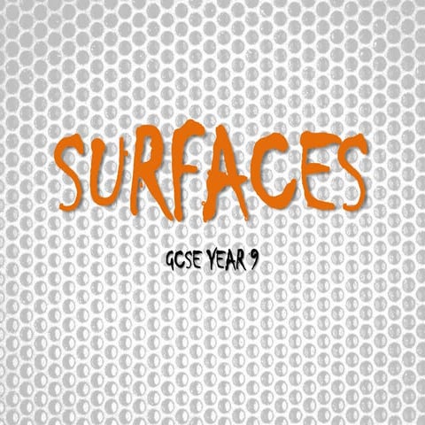 Surfaces wk 1   4