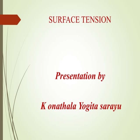 Surface tension.ppt