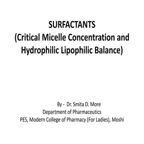 Surfactants