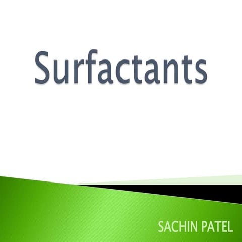 Surfactants 