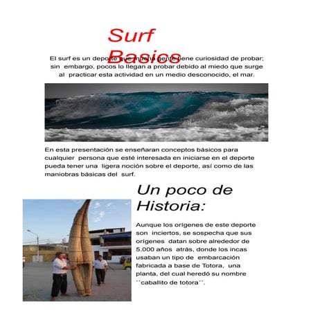 Surf basics- Surf para todo el mundo | PPTX