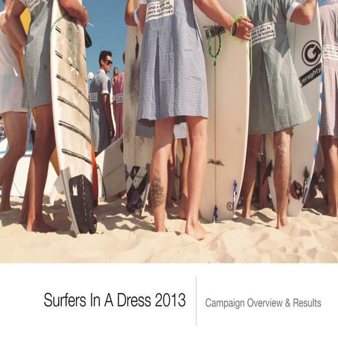 Surfers In A Dress 2013 :: Campaign Overview & Results