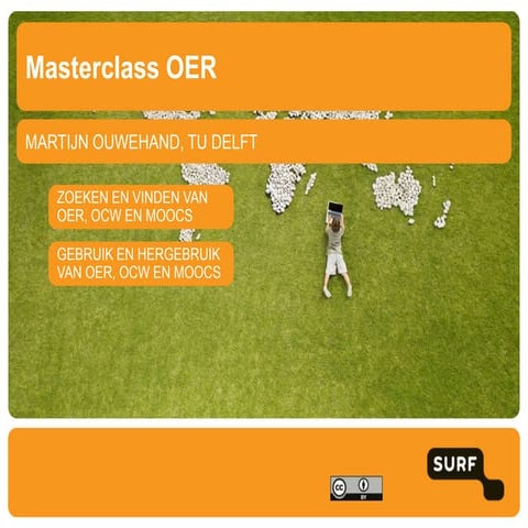 Surf masterclass zoeken vinden OER, OCW & MOOCs
