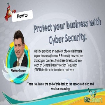 How to Protect your Business with Cyber Security