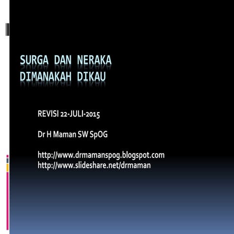 Surga dan neraka