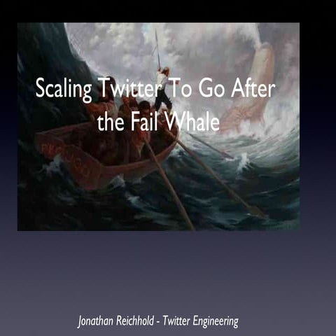 #Surgeconf Scaling Twitter to go After the Fail Whale