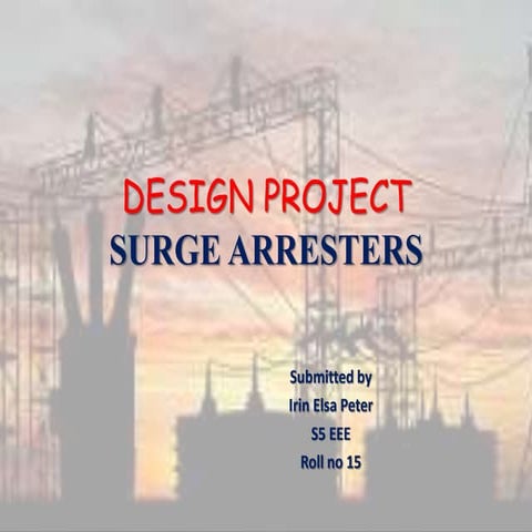 Surge arrester ppt