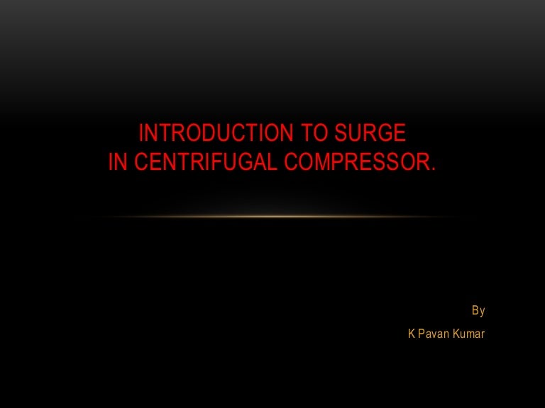 Surge in compressors