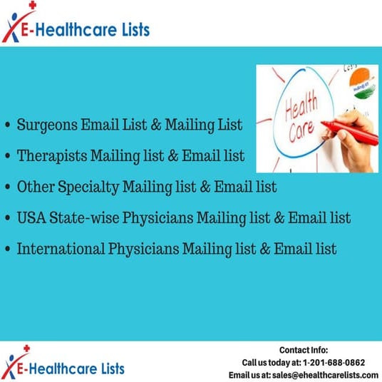 US State-Wise Healthcare Email List in USA | PDF