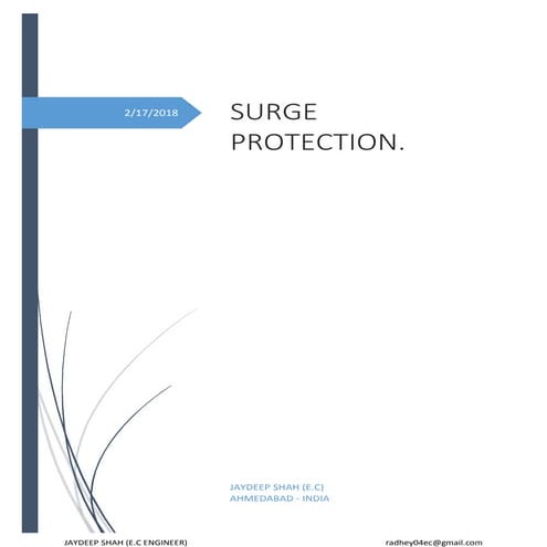 Surge protection with shah jaydeep