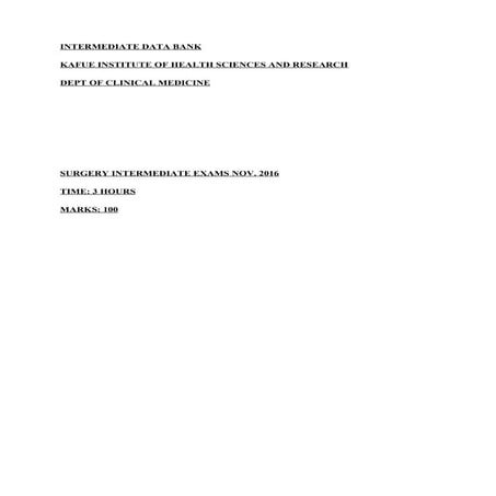 SURGERY DATA BANK.docxdata book of Mormon