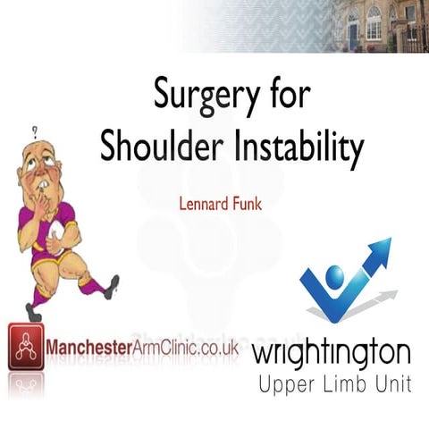 Surgery for shoulder instability len funk