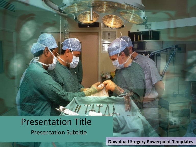 Surgery ppt templates