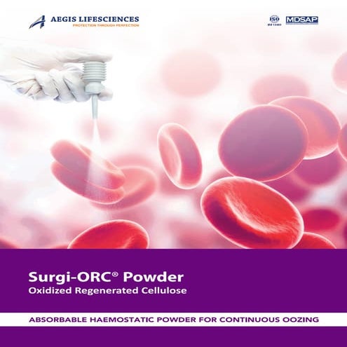 Endoscopic Powder - Surgi-ORC® Powder - Aegis Lifesciences