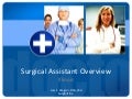 online surgical first assistant programs