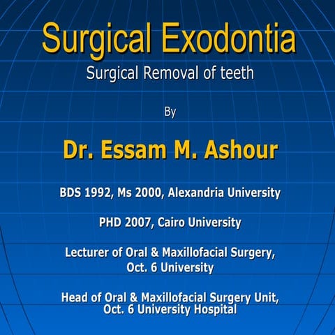 Surgical exodontia