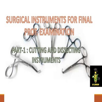 Surgical instruments for final year mbbs | PPTX