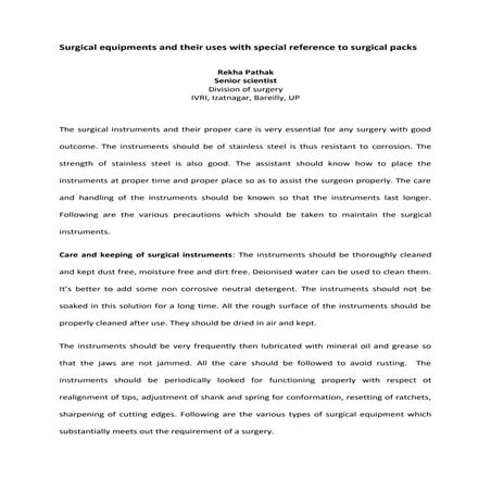 Surgical instruments